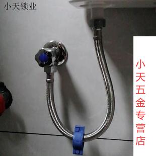 编织马桶家用水管软管4分304不锈钢连接管高压金属冷热进水热水.