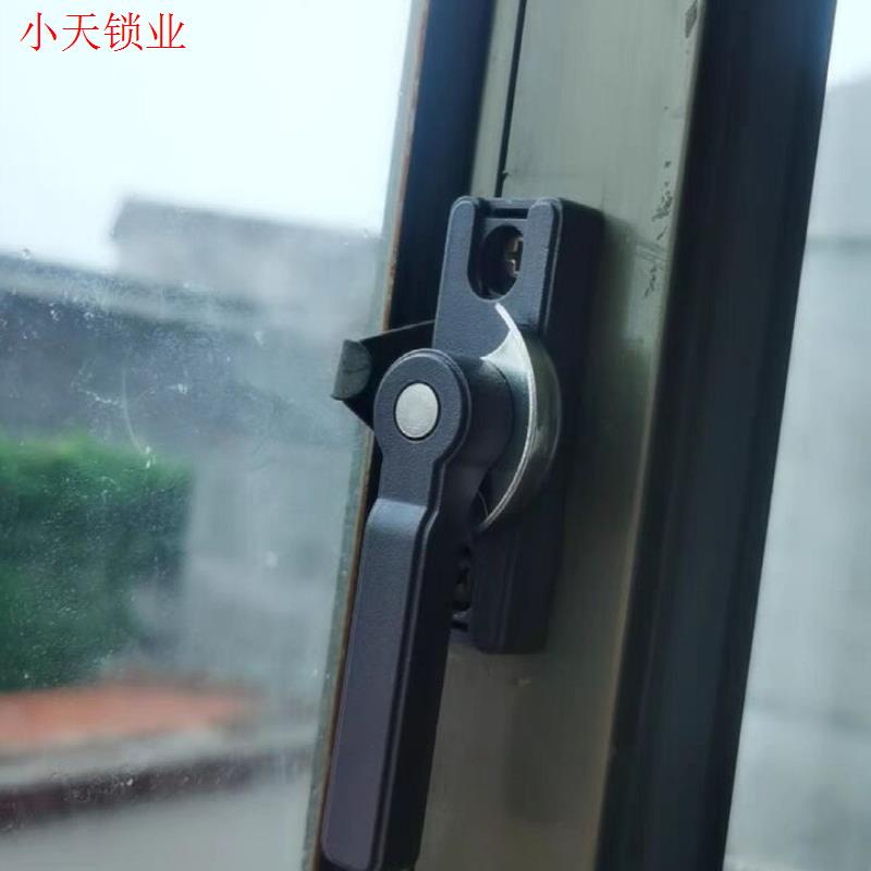 不锈钢窗锁塑钢窗锁扣平移铝合金门窗月牙锁移门窗户钩锁推拉配.