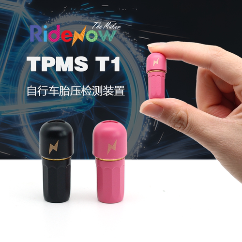 莱德诺TPMS T1自行车胎压监测 便携式压力测试 监测气嘴帽 2个/件