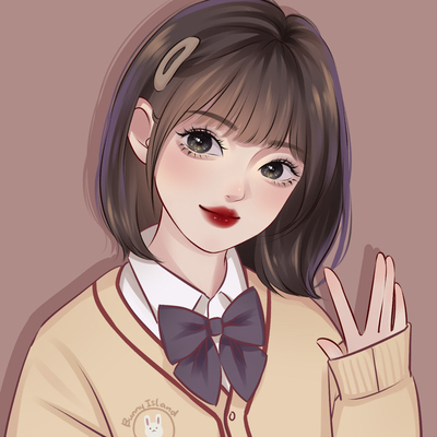 漫画水彩头像约稿设计到满意为止