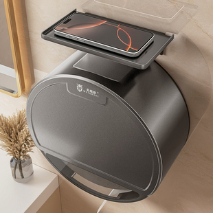 卫生间壁挂式大卷纸盒酒店商用公共厕所大盘纸盒纸巾架筒商务办公