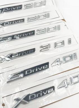 Xdrive35ISdrive35i叶子板侧标X1X3 X5 X6 20i 28i 40i四驱排量标