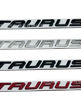 TAURUS车标适用长安福特改装金牛座金属英文字母TAURUS车尾箱贴标