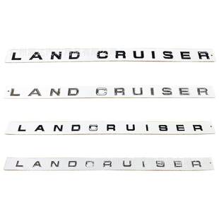 适用兰德酷路泽机盖字母标 LAND CRUISER后备箱贴LC300改装车标志