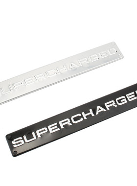 supercharged车贴标适用于路虎揽胜尊崇创世版机械增压标金属铝贴