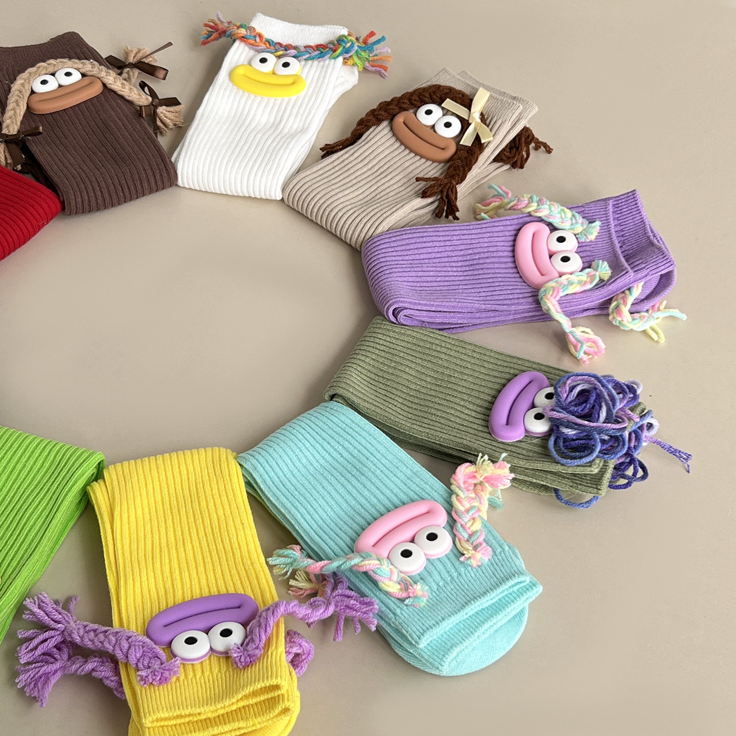 儿童搞怪袜子棉ins潮网红丑萌大嘴可爱中筒袜宝宝迷你装饰个性袜,童装/婴儿装/亲子装,儿童袜子(0-16岁),淘宝优惠券,粉丝福利购,淘宝优惠卷