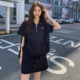 T恤时尚 休闲运动套装 宽松显瘦短袖 韩版 洋气炸街两件套短裙 女夏季