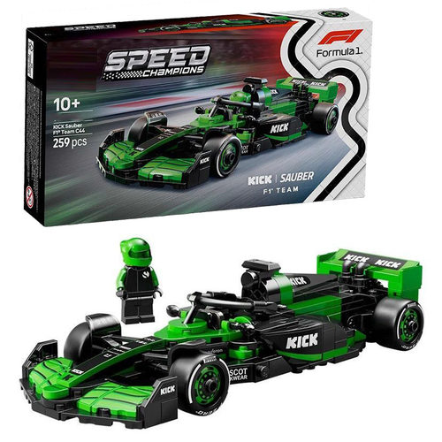 speed系列KICK 索伯F1车队C44赛车77247积木男孩玩具6岁适用乐高