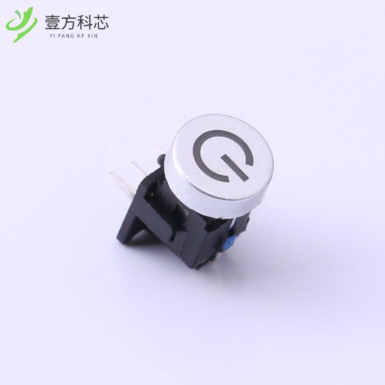原厂原装K6-6277D-07 红蓝双色侧按带灯开关全新正品