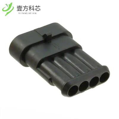 原厂原装282106-1 CONN TAB HOUSING 4POS BLACK全新正品