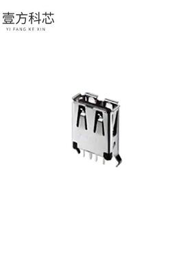原厂原装1734366-3 CONN RCPT USB2.0 TYPEA 4POS