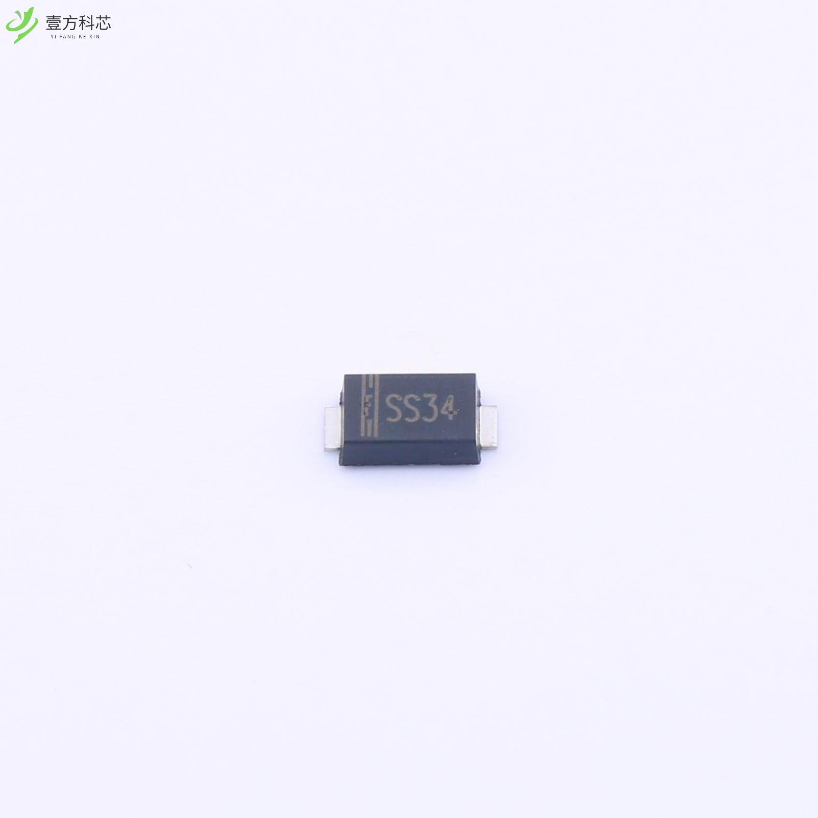 原厂原装SS34F 45MIL 40V 2.8A 550mV@3A全新正品