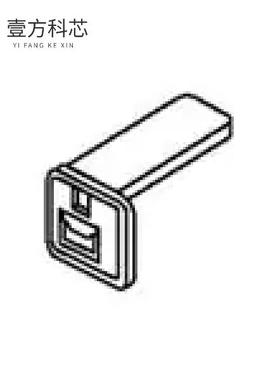 原厂原装174878-7 CONN PLUG DBL 1POS YELLOW全新正品