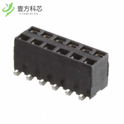 原厂原装969973-6 CONN RCPT 12POS 0.1 GOLD SMD全