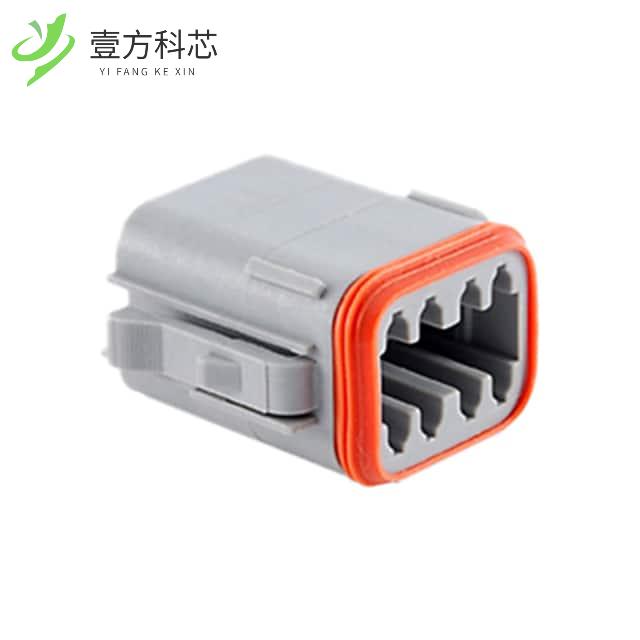 原厂原装AT06-08SA-RD01 CONN PLUG 8POS 14-20AWG