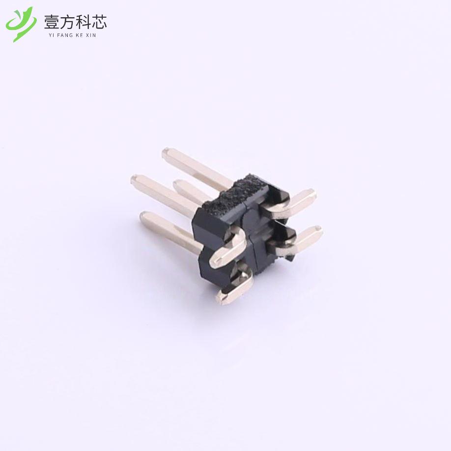 原厂原装2.54-2*2P立贴针 2.54mm 2x2P全新正品