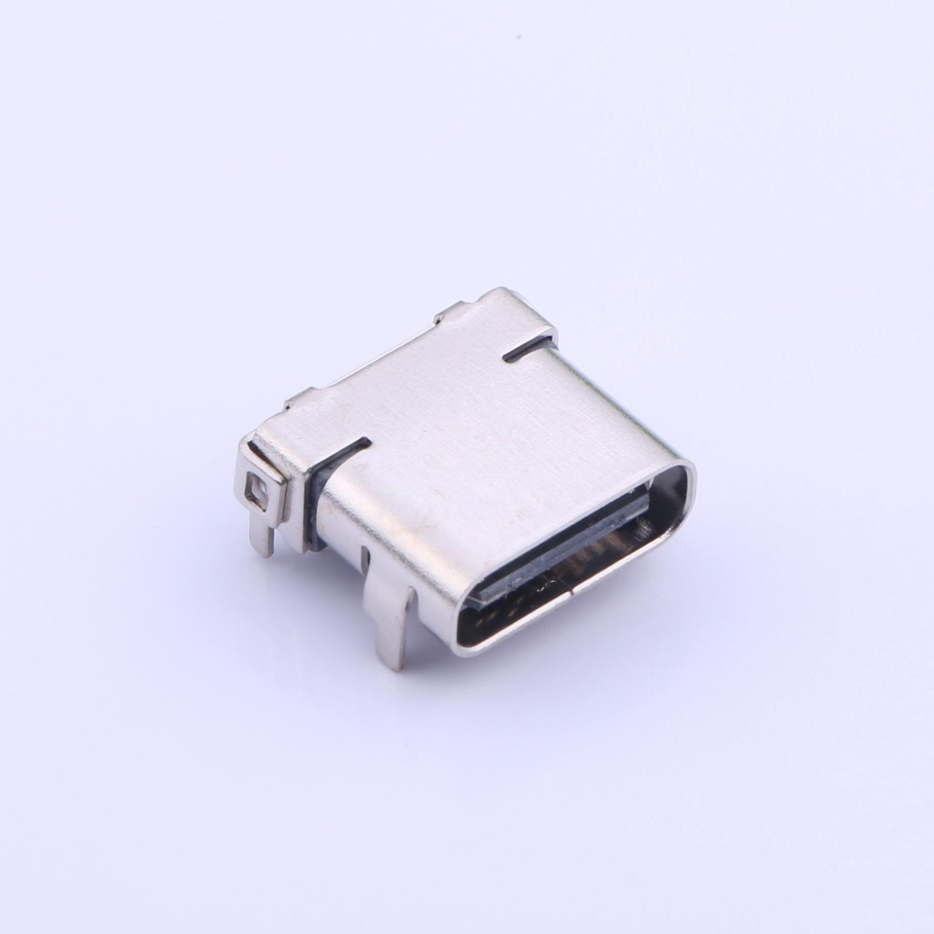 原厂原装GT-USB-7001A Type-C 母座 卧贴 长体全新正品