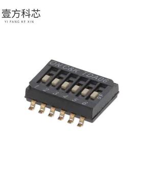 原厂原装TDA06H0SB1 SWITCH SLIDE DIP SPST 25MA