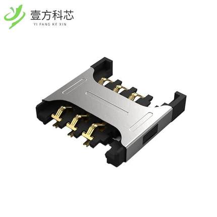 原厂原装SIM7050-6-0-00-A  SIM PUSH-PULL, 6P, S