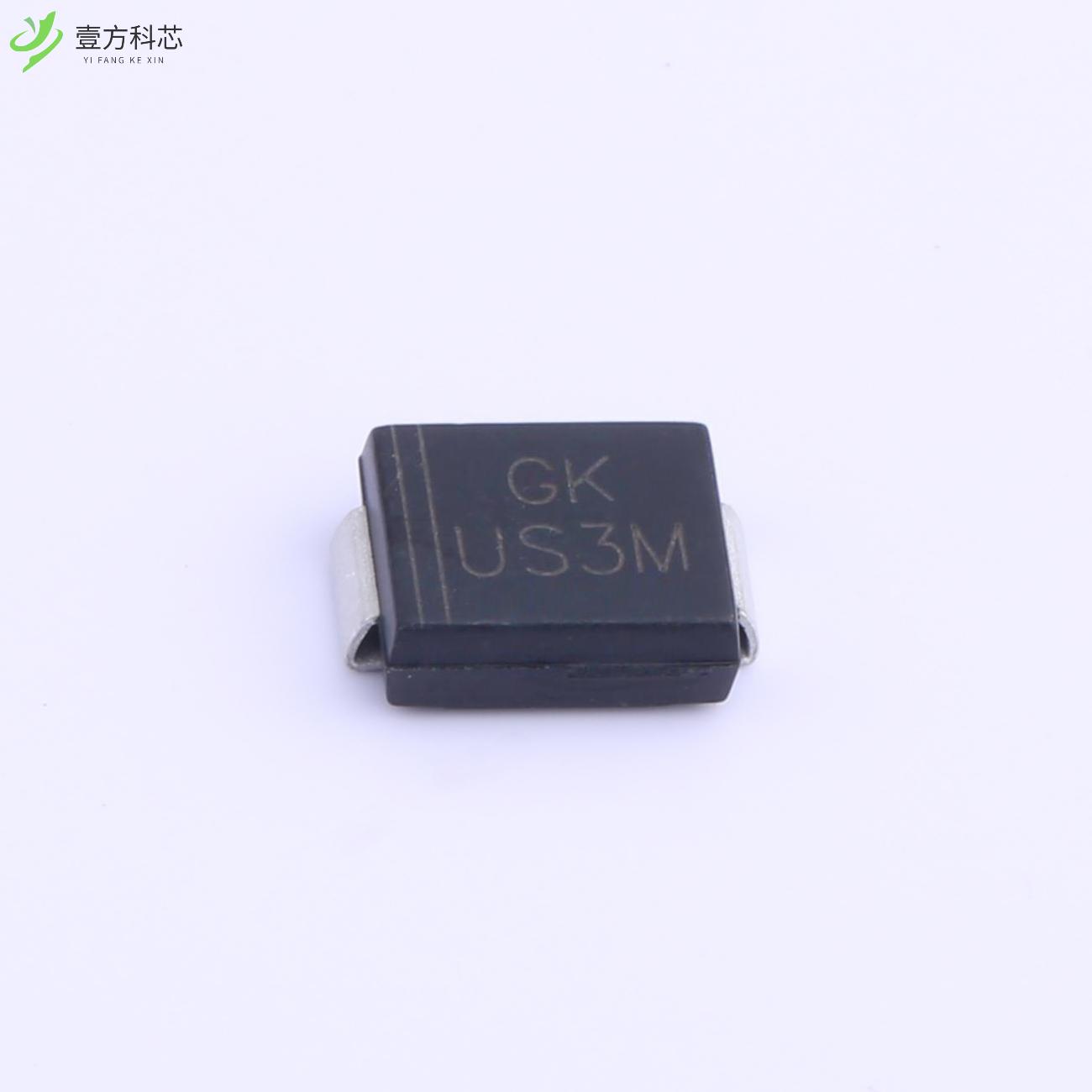 原厂原装US3M-SMC 1kV 3A 75ns全新正品