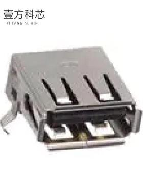 原厂原装KUSBX-SMTAS1NBTR SMT USB A-TYPE RECEPT