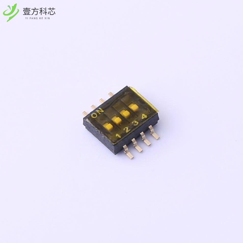 原厂原装EP-04KS 1.27间距4位贴片拨码开关新模