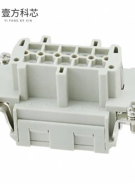 原厂原装HE-010-FS INSERT FEMALE 10POS CLAMP全新正品