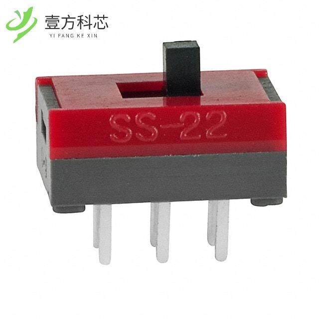 原厂原装SS22SDP2 SWITCH SLIDE DPDT 100MA 30V全新正品