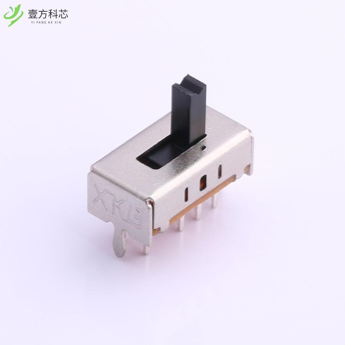 原厂原装SS23D06L5 双排3档立式插件拨动开关