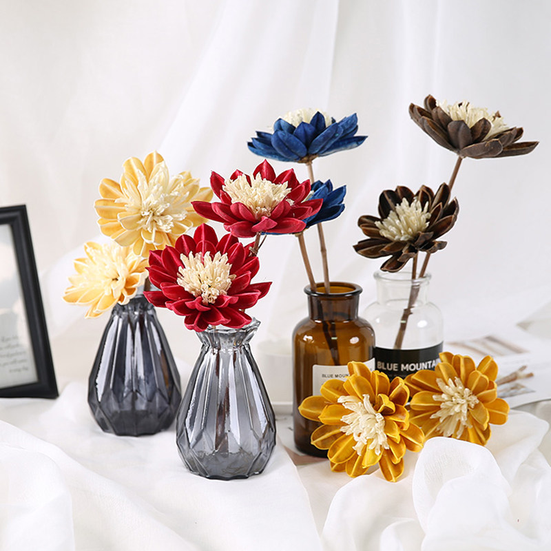 大木棉花干花花束ins家居客厅装饰摆件粘接花diy插花花材拍摄道具