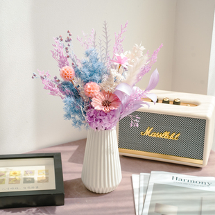 永生蓬莱松玫瑰飞车果米花干花束家居装饰摆件ins网红干花永生花