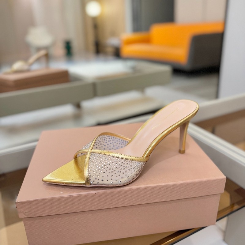 外贸绝美性感细高跟凉拖鞋女外穿网面水钻气质名媛御姐斩男大码43,女鞋,一字拖,淘宝优惠券,粉丝福利购,淘宝优惠卷