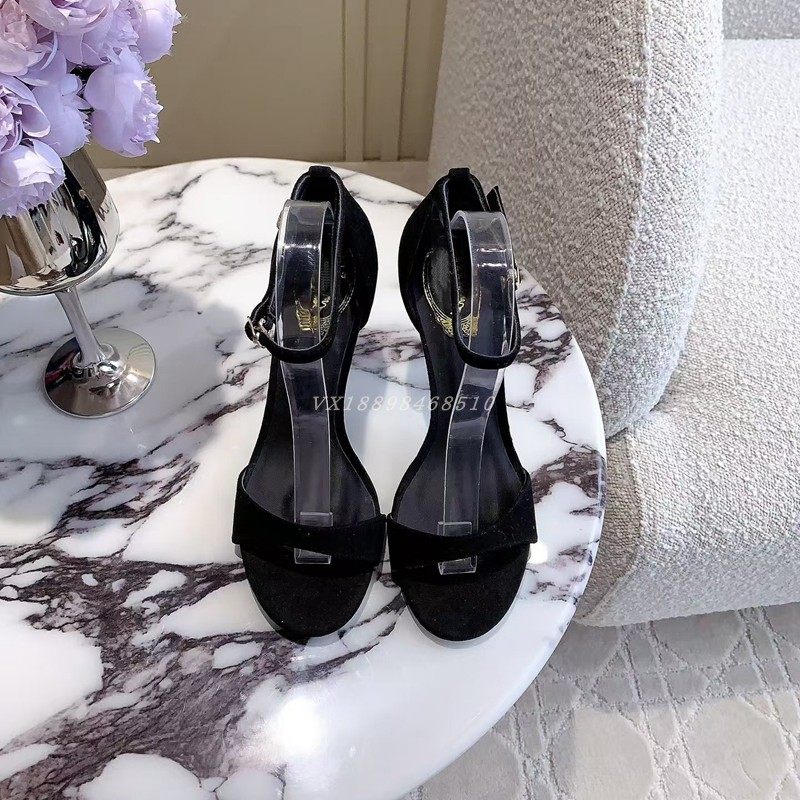 欧美外贸性感细高跟凉鞋女外穿蛇形水钻气质名媛御姐大码43,女鞋,一字带凉鞋,淘宝优惠券,粉丝福利购,淘宝优惠卷