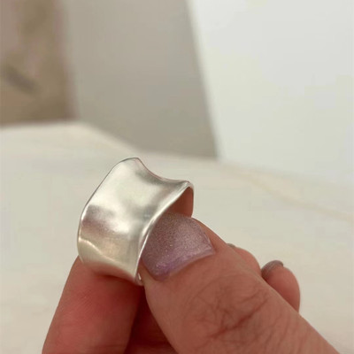 戒指女纯银小众设计高级感食指