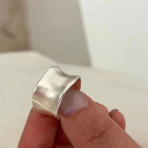 戒指女纯银小众设计高级感食指