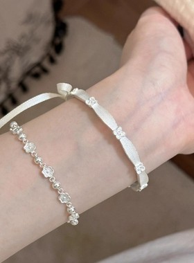 YIN中式足银999桂花手镯