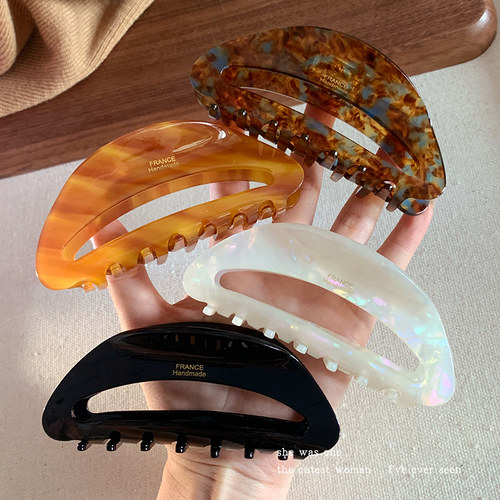 法式醋酸抓夹2024新款高端