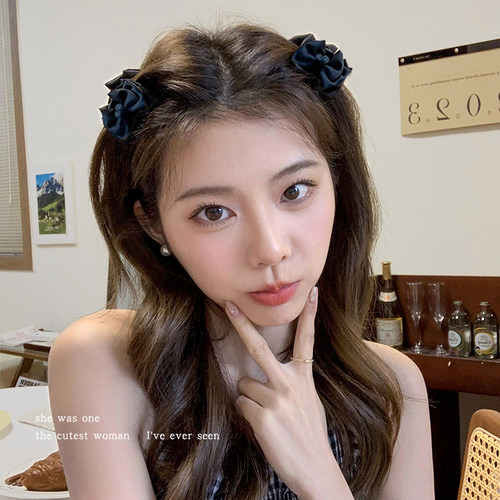 蝴蝶结小抓夹顶夹后脑勺半扎发卡