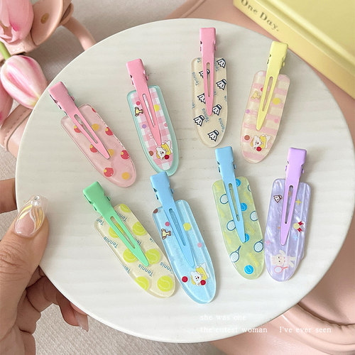 可爱果冻无痕发夹女刘海