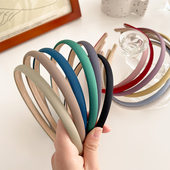 布艺韩国细发箍女春夏百搭外出头箍复古法式 发卡压发防滑港风头饰