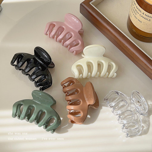 简约气质后脑勺抓夹大号发夹