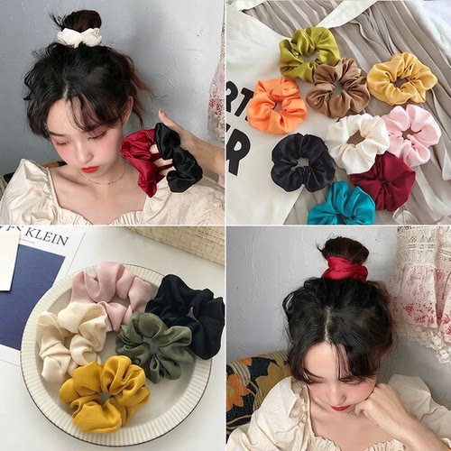 绑丸子头发绳扎头皮筋大肠发圈女