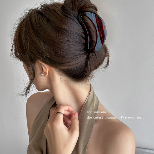 简约复古抓夹大号发量多