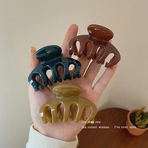 高端鲨鱼夹后脑勺抓夹女发夹