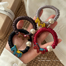 高级感小肠发圈女小马头绳高弹力橡皮筋扎马尾发绳本命年新年发饰