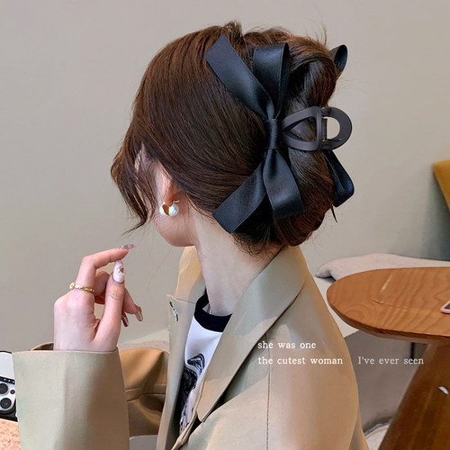 2025新款黑色发夹鲨鱼夹