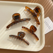 醋酸鲨鱼夹高级感抓夹大号发夹女高端后脑勺盘发头发夹子发卡头饰