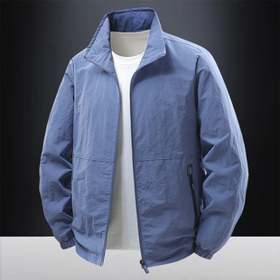 直播春秋季 宽松休闲男装 风衣薄款 外套2502卡哈特夹克 立领夹克男款