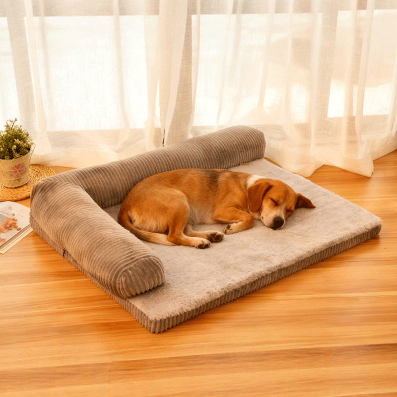 狗窝冬季保暖可拆洗沙发柯基泰迪金毛拉布拉多大型犬宠物狗床垫子