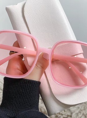 新款方框太阳墨镜眼镜女2026爆款大框防紫外线韩版腮红大脸显瘦睛